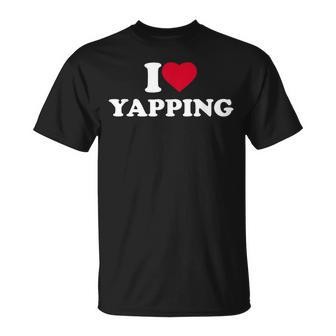 I Love Heart Yapping Lover T-Shirt - Seseable