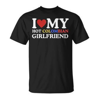 I Love My Hot Colombian Girlfriend Graphic T-Shirt | Mazezy