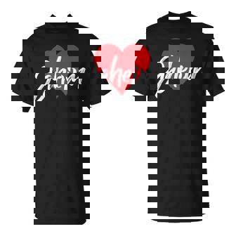 I Love Jaheim First Name I Heart Named T-Shirt - Seseable
