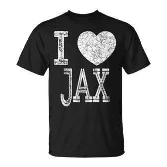 I Love Jax Valentine Boyfriend Son Boy Heart Husband Name T-Shirt - Seseable