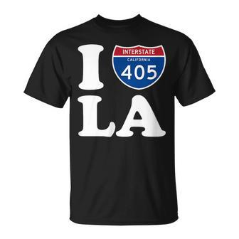 I Love La 405 Freeway Los Angeles T-Shirt - Monsterry DE