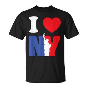 I Love The New York Statue Of Liberty T-Shirt - Monsterry AU