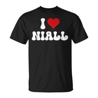 I Love Niall I Heart Niall Valentine's Day T-Shirt - Seseable
