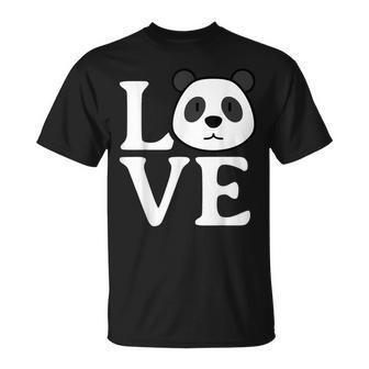 Love Pandas Panda Bear Lover Cool Panda T-Shirt - Thegiftio UK