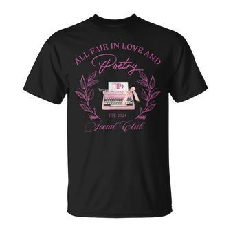 In Love And Poetry Social Club T-Shirt | Mazezy DE