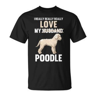 I Love My Poodle T-Shirt | Mazezy