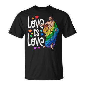 Love Is Love Pride Gay Jesus Pride For Women T-Shirt - Monsterry UK