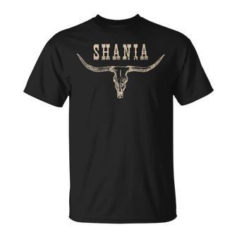 I Love Shania Name Shania Family Western Style T-Shirt - Seseable