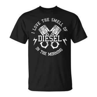 I Love The Smell Of Diesel Car Diesel Mechanic T-Shirt - Monsterry