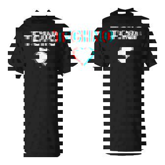 I Love Techno Electro House Deep House Camiseta unisex - Regaloses