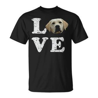 I Love My Yellow Lab Labrador Retriever Dog T-Shirt | Mazezy