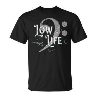 Low Life Bass Clef Marching Brass Band Music Note T-Shirt - Monsterry CA