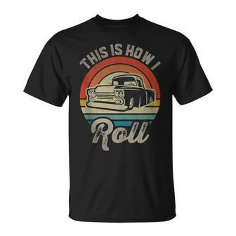 Lowered Truck This Is How I Roll Low Rider Hot Wheels Sunset T-Shirt - Monsterry UK