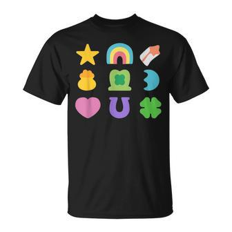 Lucky Cereal Marshmallow Shapes Magically Charms Delicious T-Shirt - Thegiftio UK