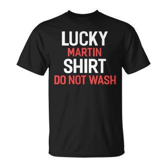 Lucky Martin Do Not Wash Name Martin T-Shirt - Seseable