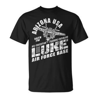 Luke Air Force Base Usaf F35 56Th Fighter Wing T-Shirt - Monsterry DE