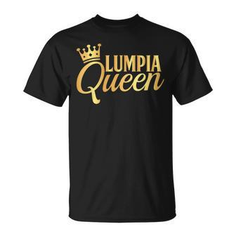 Lumpia Queen Filipino Food Pinoy Pride Girls T-Shirt - Monsterry