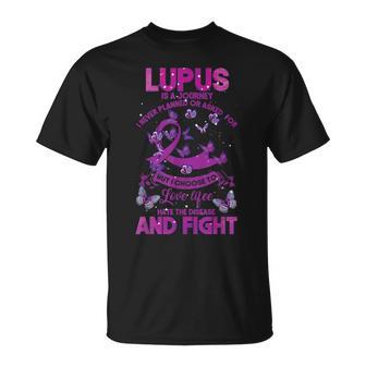 Lupus Awareness Warrior Love Life Hate The Disease And Fight T-Shirt - Monsterry CA