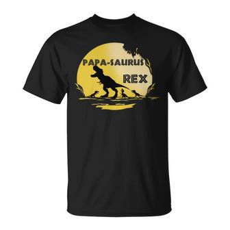 Lustiges Dino Papa-Saurus Rex Dinosaurier Papa T-Shirt - Geschenkecke