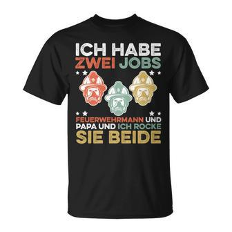 Lustiges Feuerwehrmann Kollegen Und Papa T-Shirt - Geschenkecke