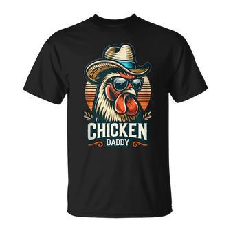 Lustiges Huhn Papa Männer Bauer Hühner Liebhaberatertag T-Shirt - Geschenkecke