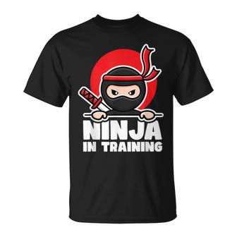 Lustiges Ninja Kampfsport Kinder T-Shirt - Seseable