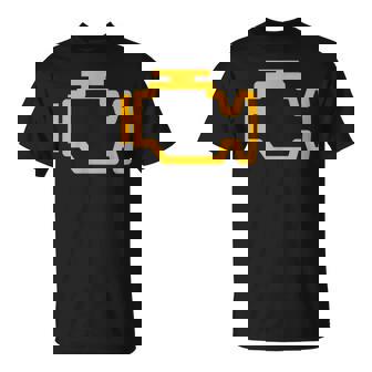 Luz De Comprobación Del Motor Para Daños Del Motor Camiseta unisex - Regaloses
