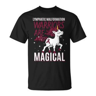 Lymphatic Malformation Awareness Unicorn Lover Lymphangioma T-Shirt - Monsterry UK