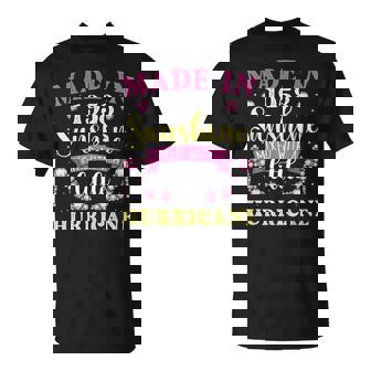Made In 1958 Sunshine Hurricane Year Of Birth Birthday T-Shirt - Thegiftio