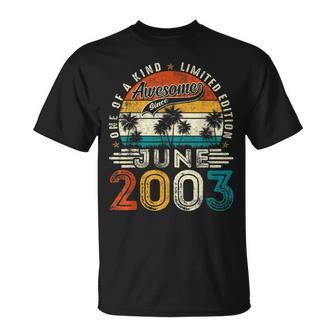 Made In June 2003 21St Birthday 21 Years Old T-Shirt - Thegiftio