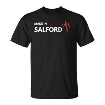 Made In Salford Uk United Kingdom Place Of Birth T-Shirt - Thegiftio UK
