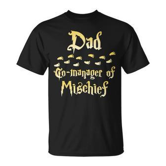 Magical Dad Manager Of Mischief Matching Family Birthday T-Shirt - Seseable