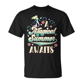 A Magical Summer Awaits Mermaid Beach T-Shirt - Monsterry