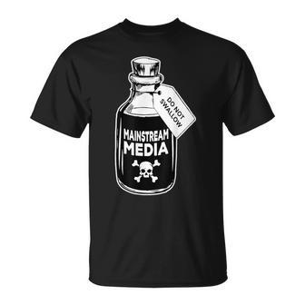 Mainstream Media Sucks Fake News T-Shirt - Monsterry