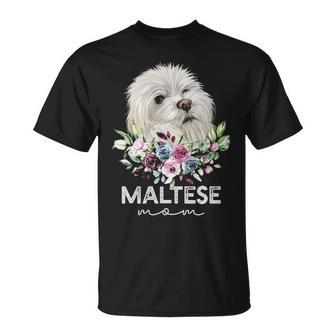 Maltese Dog Mom T-Shirt | Mazezy