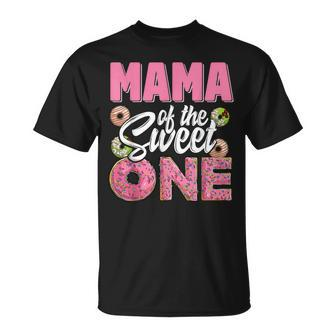 Mama Of The Sweet One Birthday 1St B-Day Donut One Party T-Shirt | Seseable CA