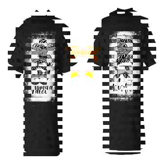 Mamacita For Messy Bun Tacos 5 De Mayo Fiesta T-Shirt | Mazezy