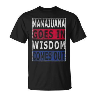 Mamajuana Goes In Wisdom Comes Out Dominican Republic Flag T-Shirt - Monsterry AU