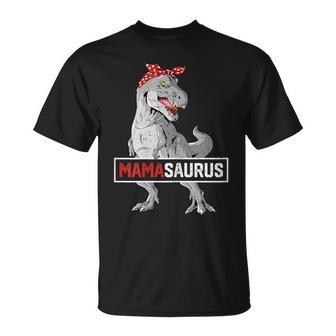 Mamasaurus T Rex Birthday Dinosaur Mommy Family Matching T-Shirt - Seseable