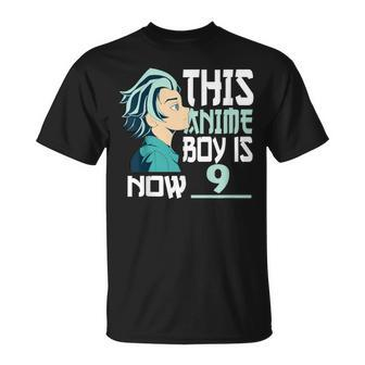 Manga This Anime Boy Is Now 9 Years Old 9 Th Birthday T-Shirt - Monsterry DE