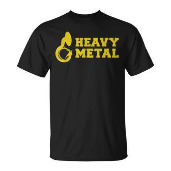 Marching Band Heavy Metal Sousaphone For Tubist T-Shirt - Monsterry