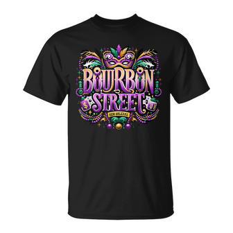 Mardi Gras Bourbon Street Parade Celebration New Orleans T-Shirt - Monsterry AU