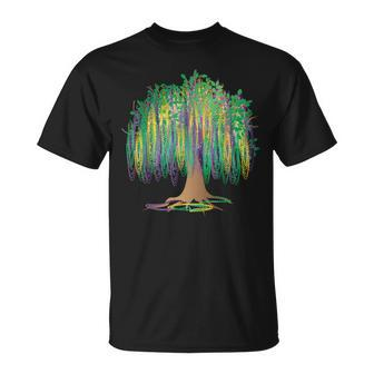 Mardi Gras Carnival Mexican Graphic Bead-Tree Bourbon Street T-Shirt - Thegiftio UK