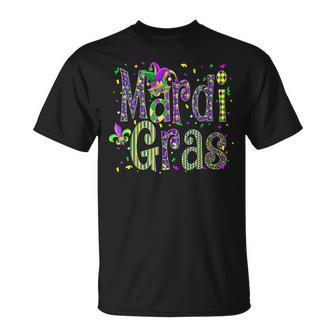 Mardi Gras Matching Parade Carnival Jester Hat Women T-Shirt | Mazezy