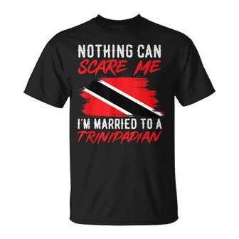 Married To A Trinidadian Husband Wife Trinidad And Tobago T-Shirt - Monsterry UK
