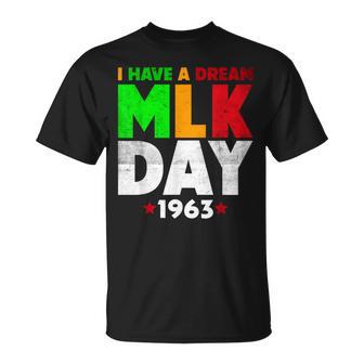 Martin Luther King Jr Day I Have A Dream Mlk Day Colorful T-Shirt - Monsterry DE