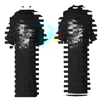 Martin-Pêcheur Illustration T-Shirt - Cadeauxyz