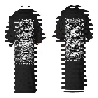 Máscara De Diablo Japonés Hannya Oni Yokai Oni Camiseta unisex - Regaloses