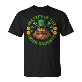 Master Of The Irish Goodbye St Patrick's Day Paddy's Party T-Shirt - Thegiftio