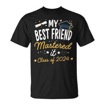 Masters Graduation My Best Friend Mastered It Class Of 2024 T-Shirt - Monsterry AU